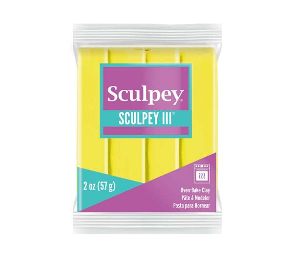 Light Goldenrod Sculpey III Modelling Clay, 57g, Lemonade Modelling Clay