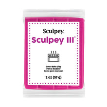 White Smoke Sculpey III Modelling Clay, 1Lb/ 454g, Magenta (Vivid Purplish Red) Modelling Clay