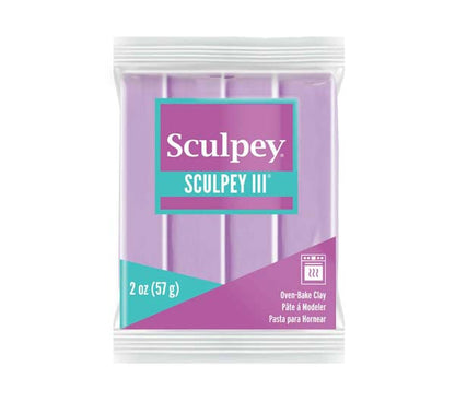 Gray Sculpey III Modelling Clay, 57g, Spring Lilac Modelling Clay