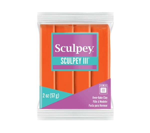 Light Gray Sculpey III Modelling Clay, 57g, Just Orange Modelling Clay