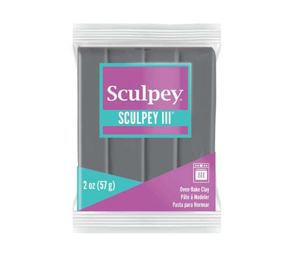 Dim Gray Sculpey III Modelling Clay, 57g, elephant Gray Modelling Clay