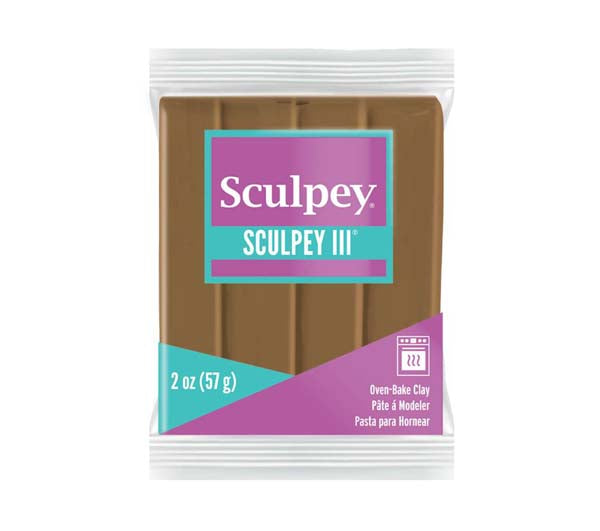 Light Gray Sculpey III Modelling Clay, 57g, Hazelnut Modelling Clay