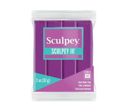 Dark Slate Blue Sculpey III Modelling Clay, 57g, Violet Modelling Clay
