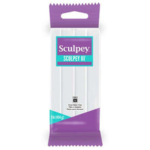 Lavender Sculpey III Modelling Clay, 1Lb/ 454g, White Modelling Clay
