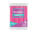Pale Violet Red Sculpey III Modelling Clay, 57g, Pink Glitter Modelling Clay