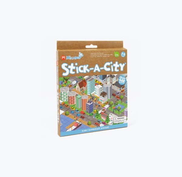 White Smoke Micador Stick-A-City Activity Pack Easter