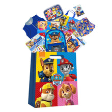 Paw Patrol showbag with character print, zip top, and blue handle