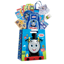 Thomas & Friends S6 showbag set with Thomas tote, hat, and assorted activity packs