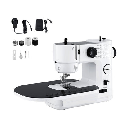 White Smoke Devanti 39 Stitches Mini Sewing Machine Portable Sewing Machine Kit Home & Garden > Hobbies > Arts & Crafts