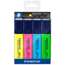 White Smoke Staedtler Textsurfer Classic Highlighters - 4 Pack Highlighters
