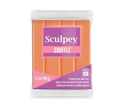Salmon Sculpey Souffle Modelling Clay, 1.7oz/ 48g, Pumpkin Modelling Clay