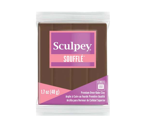 Dark Olive Green Sculpey Souffle Modelling Clay, 1.7oz/ 48g, Cowboy Modelling Clay