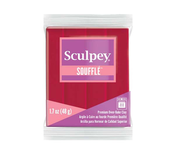 Brown Sculpey Souffle Modelling Clay, 1.7oz/ 48g, Cherry Pie Modelling Clay