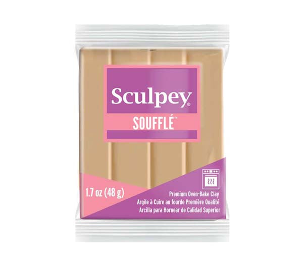 Tan Sculpey Souffle Modelling Clay, 1.7oz/ 48g, Latte Modelling Clay