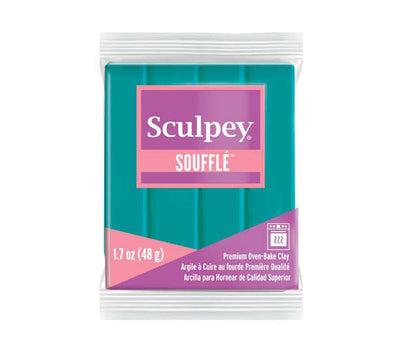 Dark Cyan Sculpey Souffle Modelling Clay, 1.7oz/ 48g, Sea Glass Modelling Clay
