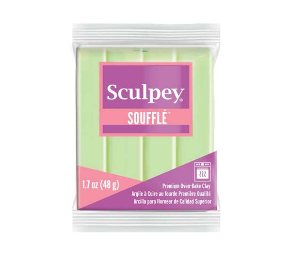 Light Gray Sculpey Souffle Modelling Clay, 1.7oz/ 48g, Pistachio Modelling Clay