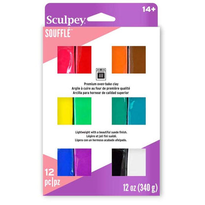White Smoke Sculpey Souffle Modelling Clay Multi Pack , 12x 0.9oz/ 28g bars Modelling Clay