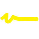 White Smoke Posca PC 7M Bold Bullet Tip Paint Marker, Yellow Paint Markers