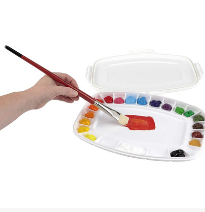 White Smoke Renoir Plastic Palette Painting Accessories