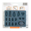 Dim Gray Sculpey Bakeable Silicone Mold, Jewellery Resin Moulds
