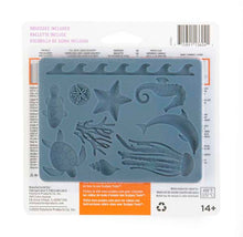 Slate Gray Sculpey Bakeable Silicone Mold, Sea Life Resin Moulds
