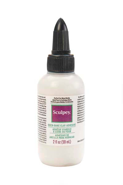 White Smoke Sculpey Bake and Bond Adhesive, 59ml Glazes & Softeners