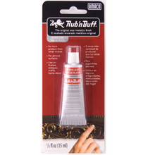 Brown Amaco Rub 'N Buff, Silver Leaf, 15ml Powders and Pigments
