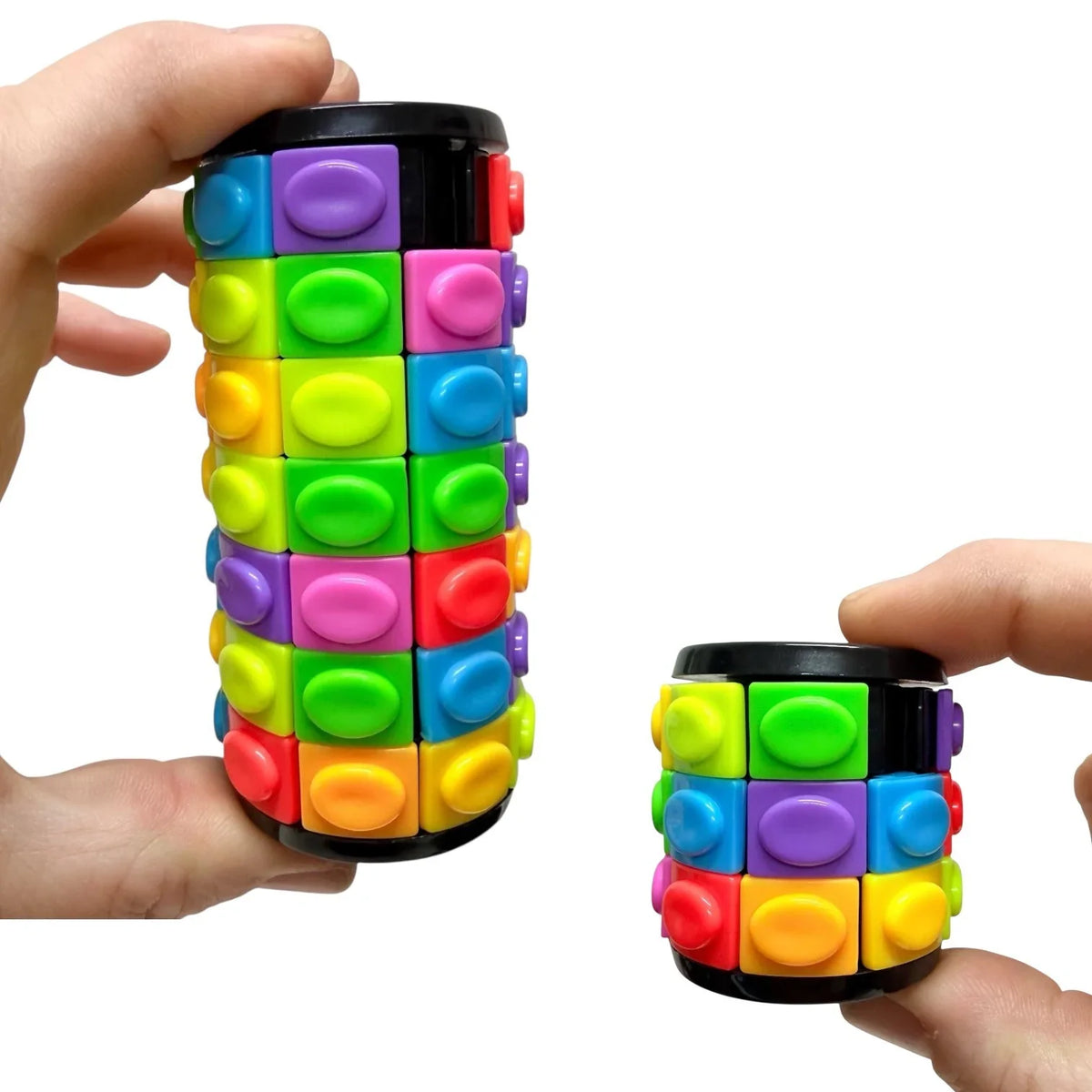 White Smoke Kaiko Slide & Rotate Puzzle - Twin Pack Fidget Toys