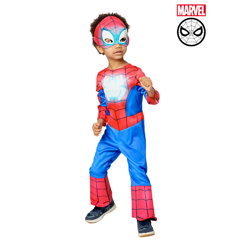 Spidey (Sahaf) Deluxe Glow In The Dark Toddler Costume