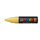 White Smoke Posca PC 8K Bold Chisel Tip Paint Marker, Straw Yellow Paint Markers