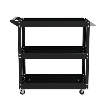 White Smoke Giantz 3-Tier Tool Cart Trolley Workshop Garage Storage Organizer Black Sports & Fitness > Bikes & Accessories > Bicycle Stands & Storage