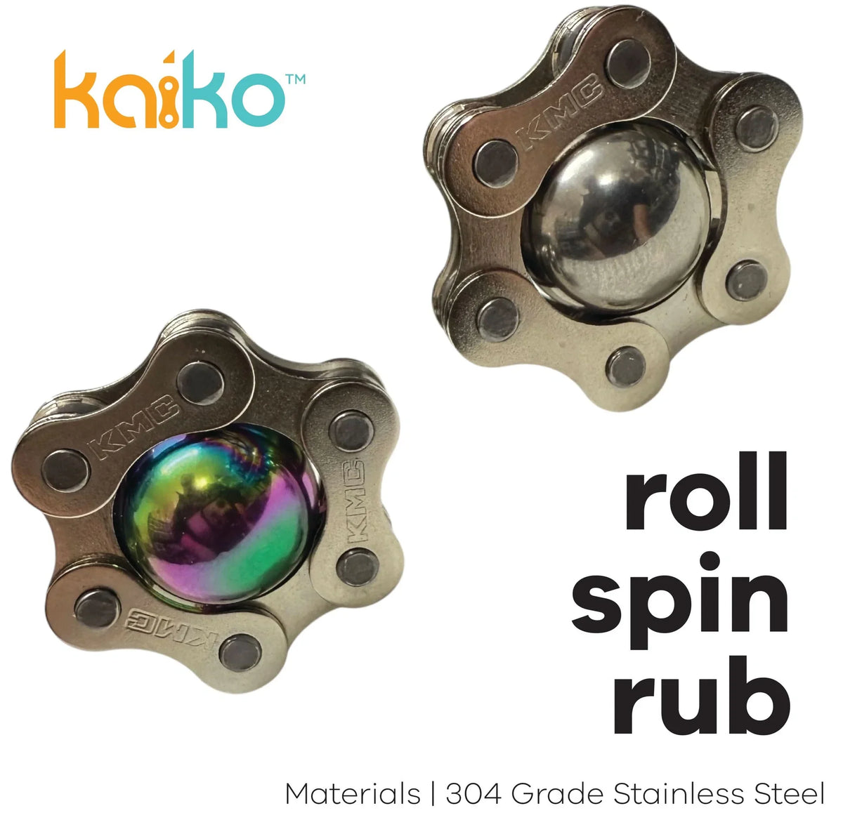 White Smoke Kaiko The Works Fidget Kit Black Fidget Toys