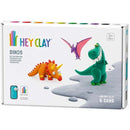 White Smoke Hey Clay Dinosaurs Medium Set (6 Cans) Playdoh & Moulding