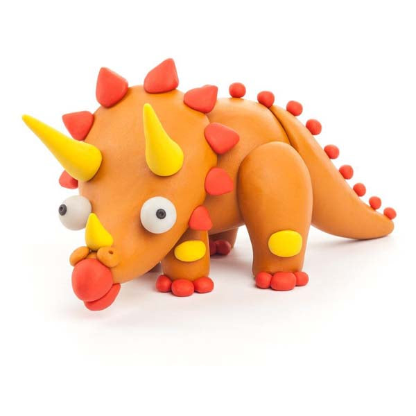 White Smoke Hey Clay Dinosaurs Medium Set (6 Cans) Playdoh & Moulding