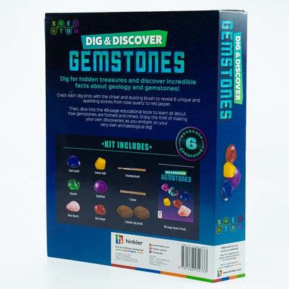 Midnight Blue Curious Universe Dig & Discover Gemstones Kit Kids Activities