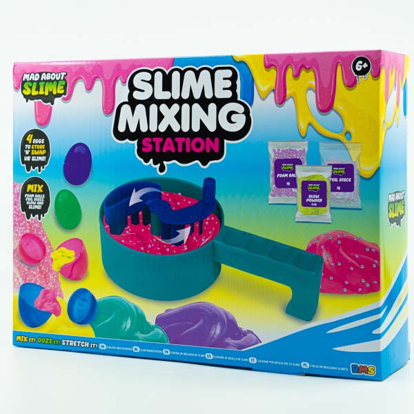 Light Cyan Mad about Slime Mixing Station Kids Activities