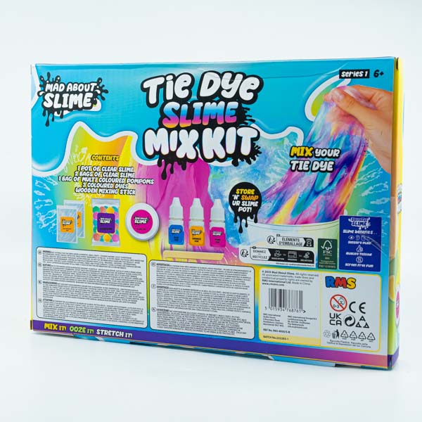 Dark Gray Mad about Slime Tie Dye Slime Mix Kit Kids Activities