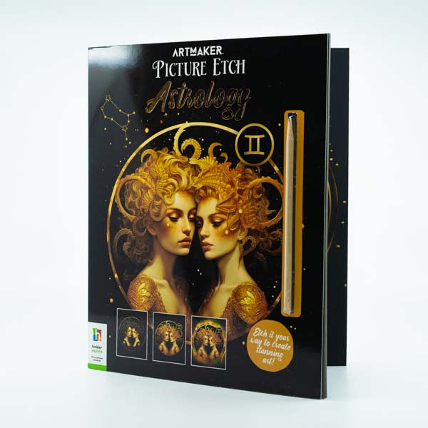 Black ArtMaker Picture Etch Astrology Kit Kids Activities