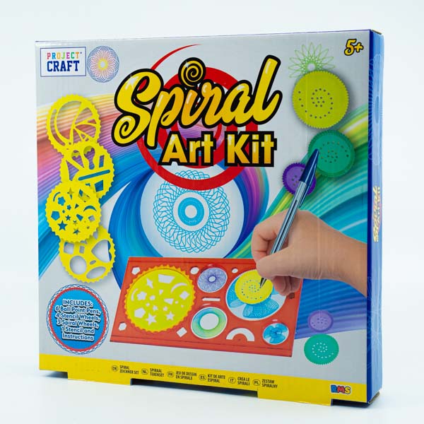 Dark Gray Project Craft Spiral Art Kit Kids Activities