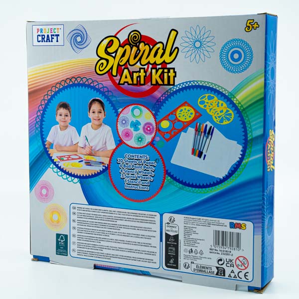 Dark Gray Project Craft Spiral Art Kit Kids Activities