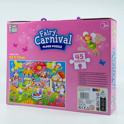 Maroon Games Hub Fairy Carnival Floor Puzzle, 45 pce Kids Activities