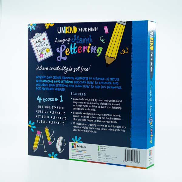 White Smoke Unbind Your Mind Amazing Hand Lettering Kit Kids Activities