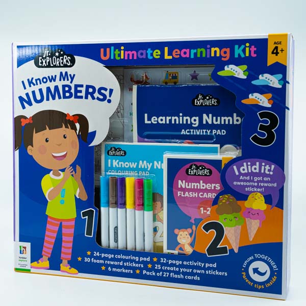 Alice Blue Jr Explorers Ultimate Learning Kit: I know My Numbers Kids Activities