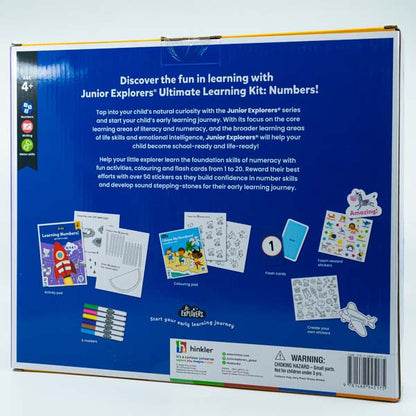 Midnight Blue Jr Explorers Ultimate Learning Kit: I know My Numbers Kids Activities