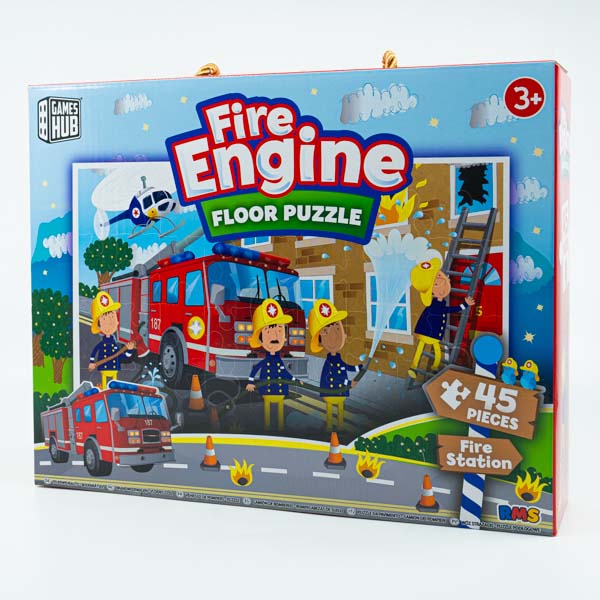 Alice Blue Games Hub Fire Engine Floor Puzzle, 45pcs Kids Activities