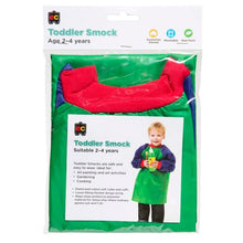 White Smoke Educational Colours Toddler Long Sleeved Smock, Ages 2-4 Classroom Supplies
