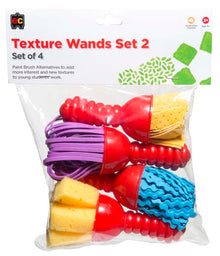 White Smoke EC Textured Wands, Set 4 Kids Paints