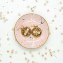 White Smoke UV Resin Bezel, Gold Circle Frame Resin Moulds
