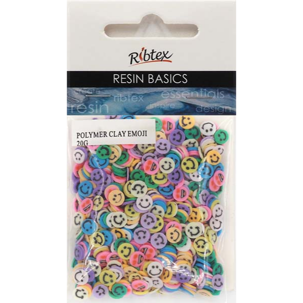 Light Gray UV Resin Polymer Mix Ins, Emojis, 20g Resin Dyes, Pigments & Colours