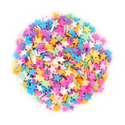White Smoke UV Resin Polymer Mix Ins, Clay Stars, 20g Resin Dyes, Pigments & Colours